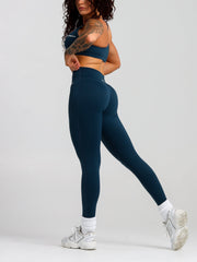 Base Essential Full Length Leggings#colour_deep-sea