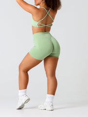 Shape Me Seamless Scrunch Shorts#colour_matcha