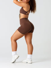 Shape Me Seamless Scrunch Shorts#colour_cinnamon