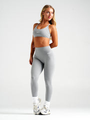 Luxe Marle Essential Leggings | Full Length#colour_light-grey