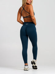 Base Scrunch Leggings | Full Length#colour_deep-sea