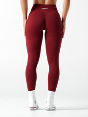 Base Essential Leggings | Full Length#colour_cherry