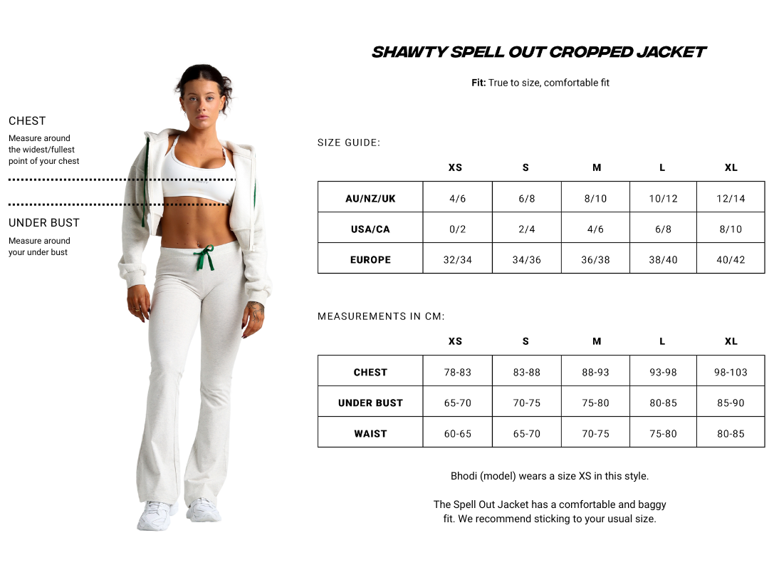 Shawty Spell Out Cropped Jacket#colour_charcoal