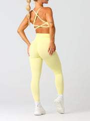 Shape Me Seamless Scrunch Leggings#colour_pina-colada