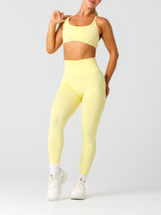 Shape Me Seamless Scrunch Leggings#colour_pina-colada