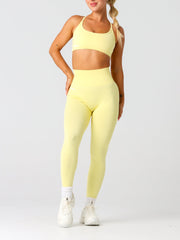 Shape Me Seamless Scrunch Leggings#colour_pina-colada