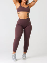 Base Essential Full Length Leggings#colour_chestnut