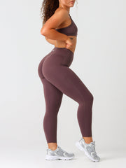 Base Essential Full Length Leggings#colour_chestnut