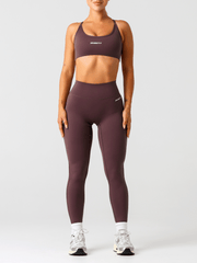 Base Scrunch Leggings | Full Length#colour_chestnut