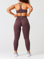 Base Essential Full Length Leggings#colour_chestnut