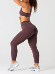 Base Essential Full Length Leggings#colour_chestnut