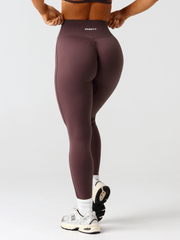 Base Scrunch Leggings | Full Length#colour_chestnut