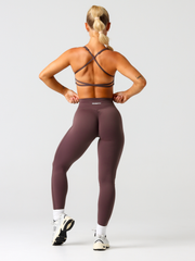 Base Scrunch Leggings | Full Length#colour_chestnut