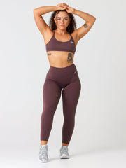 Base Essential Full Length Leggings#colour_chestnut