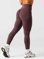 Base Scrunch Leggings | Full Length#colour_chestnut