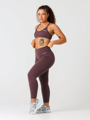 Base Essential Full Length Leggings#colour_chestnut