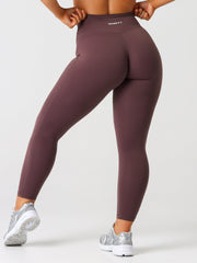 Base Essential Full Length Leggings#colour_chestnut