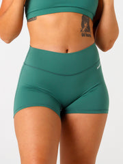 Base 4" Essential Shorts#colour_deep-jade