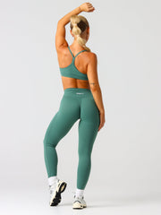 Base Essential Full Length Leggings#colour_deep-jade