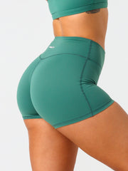 Base 4" Essential Shorts#colour_deep-jade