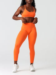 Base Essential Full Length Leggings#colour_citrus