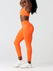 Base Essential Full Length Leggings#colour_citrus